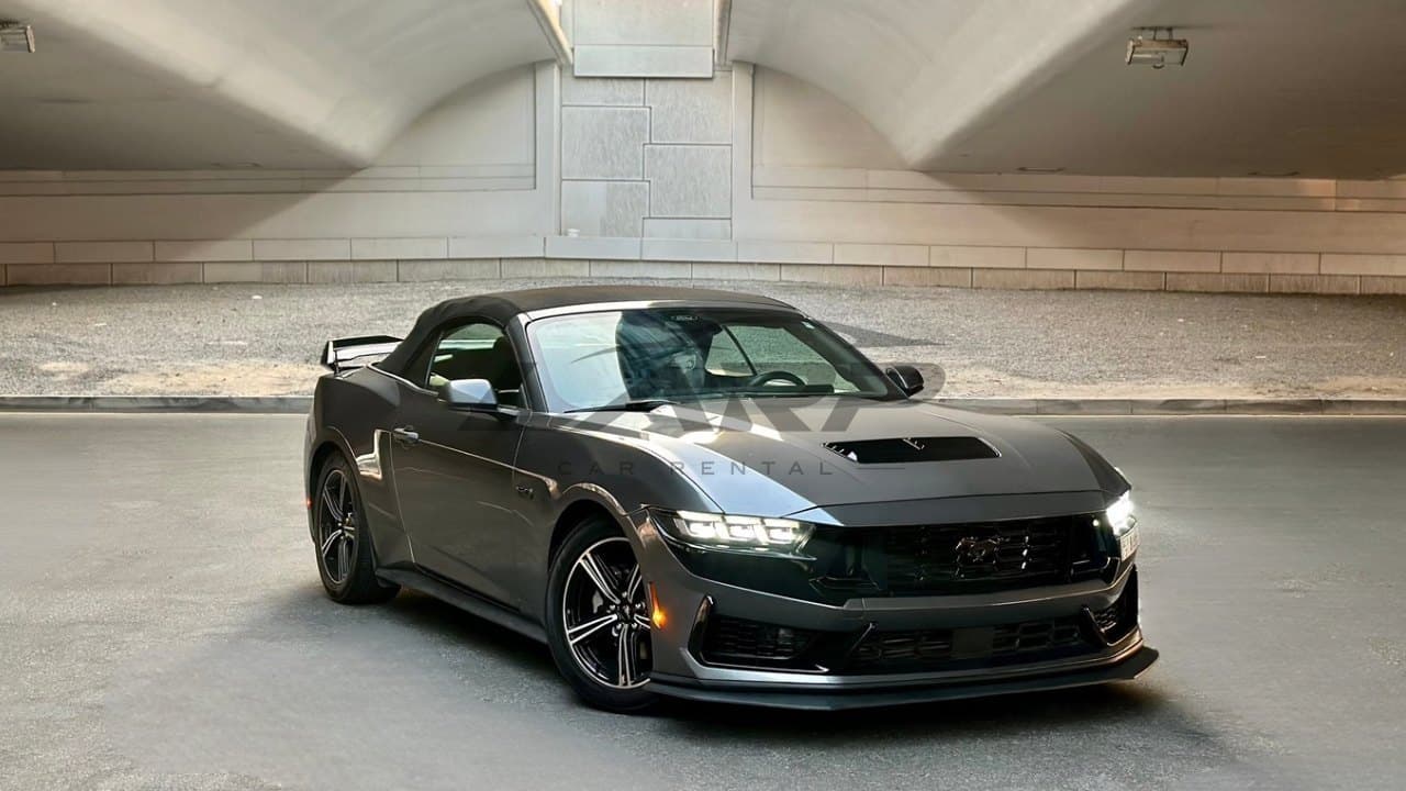 Ford Mustang GT Convertible 2024 2024 in Carbonized Grey — Dubai